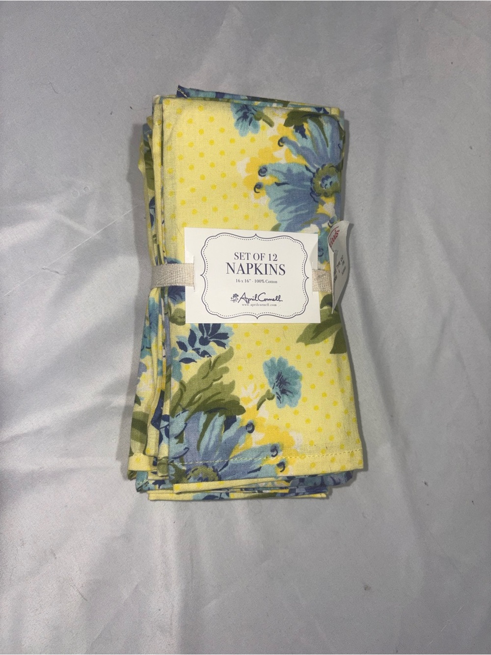 April Cornell napkins nwt